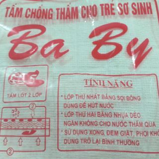 Miếng lót chống thấm cho trẻ sơ sinh.
