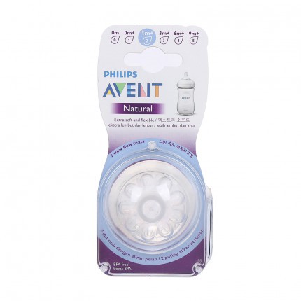 Núm ty Avent cổ rộng, có hỗ trợ đục lỗ