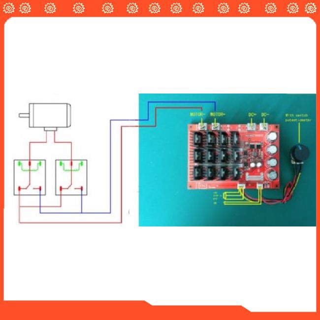 Bảng động cơ điều khiển tốc độ 10-50V 60A DC PWM HHO RC 12V 24V 48V 3000W MAX chất lượng cao