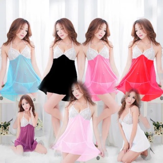 Đồ lót nữ ren lộ siêu hot cám dỗ quyến rũ - Đồ ngủ trong suốt ngắn- Đồ lót sexy