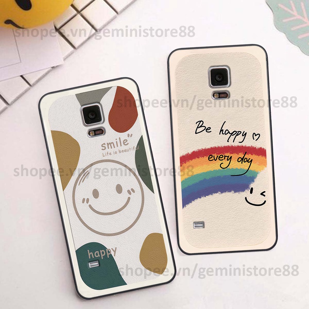 Ốp Samsung Note 4 / Note 5 in hình cô gái be happy trẻ trung cá tính năng động