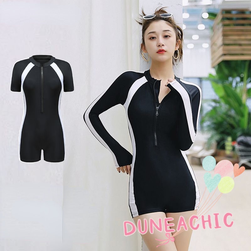 DUNEA Đồ Bơi Một Mảnh Thể Thao Thời Trang Mùa Xuân Cho Nữ