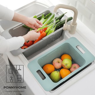 RỔ RỬA RAU CỦ GẤP GỌN