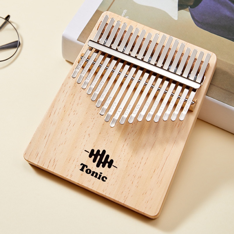 [ Tặng 6 loại phụ kiện đầy đủ] Đàn kalimba gỗ Pinewood Hinoki 17 phím cao cấp Tonic- Hàng chính hãng