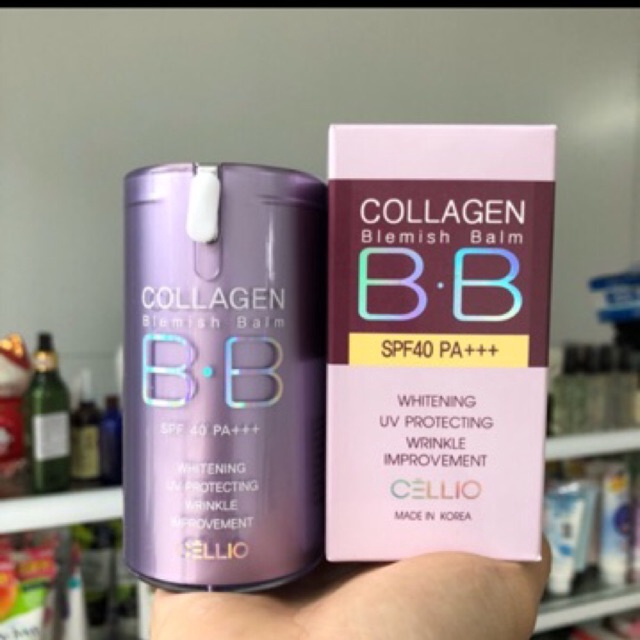 Kem nền BB Collagen Cellio