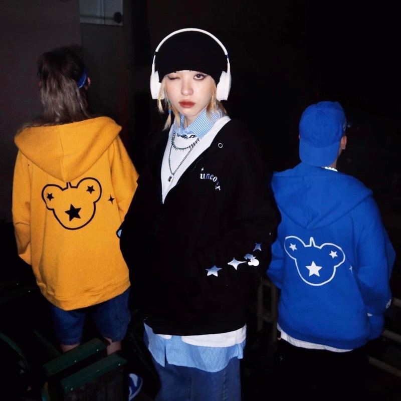 Áo HOODIE ZIP STAR - /UNCOVER/