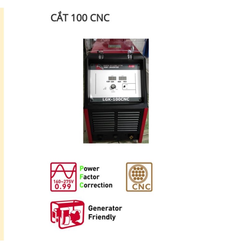 Máy cắt plasma flama chính hãng CUT 100 tích hợp CNC- CUT100FLAMA kim loại nào cũng cắt được!