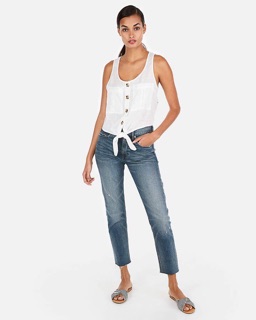 Áo kiểu linen Expss xuất xịn