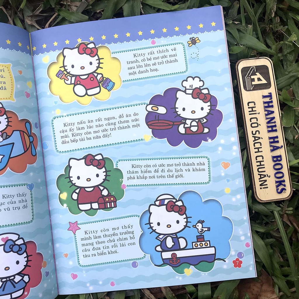 Sách - Hello Kitty - Bộ Sưu Tập 1000 đề can - Ước Mơ Tươi Đẹp (2-8 tuổi)