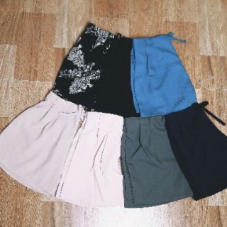 Combo 3 quần đùi nữ dáng xòe