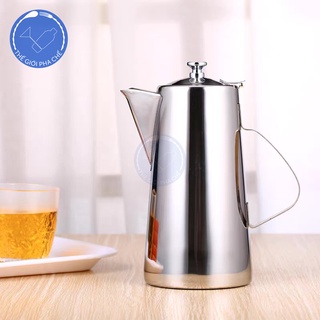 Bình rót vòi dài inox / dụng cụ inox chuyên dùng rót nước cho nhà hàng