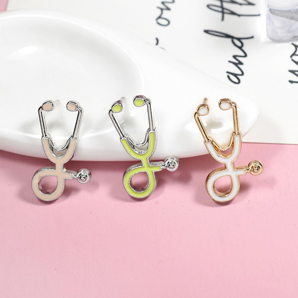 Ghim Cài Áo Hình Ống Nghe Bác Sĩ Ngộ Nghĩnh Dễ Thương