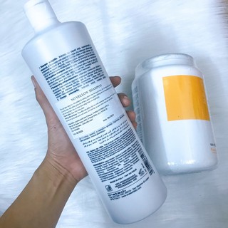 GỘI VÀ  XẢ  Ủ FANOLA CHO TÓC TẨY