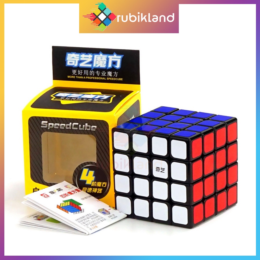 Rubik Viền Đen QiYi 2x2 3x3 4x4 5x5 Pyraminx Megaminx Skewb Mirror Ivy Đồ Chơi Trí Tuệ Rubic