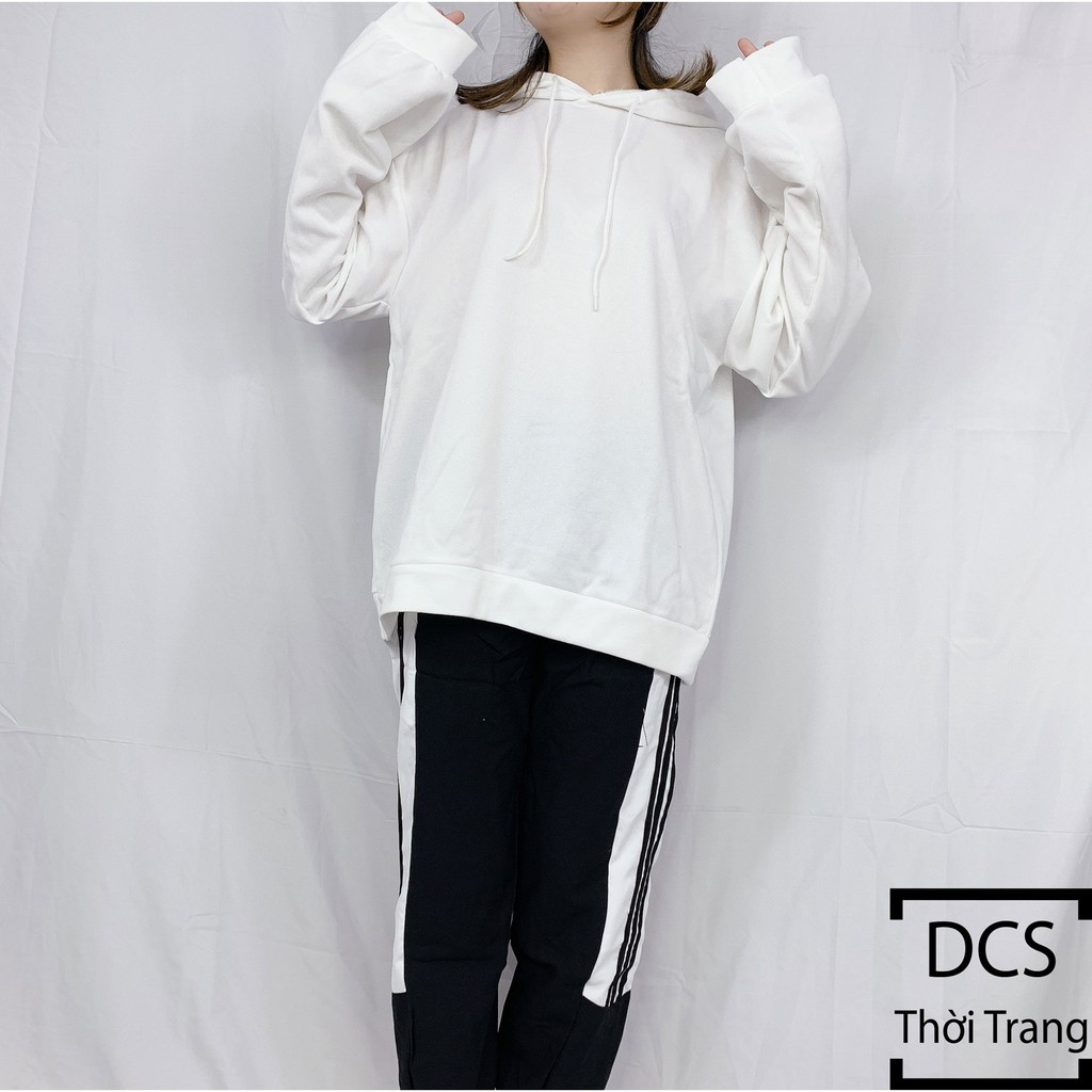 Áo Hoodie Tay Gấy Bông Mũ Có Tai Xưởng May DCS