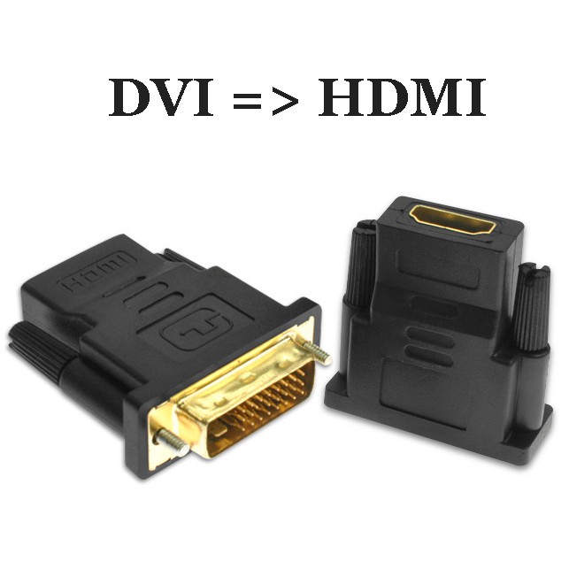 [Mã ELHACE giảm 4% đơn 300K] Đầu chuyển đổi DVI sang HDMI chất lượng HD