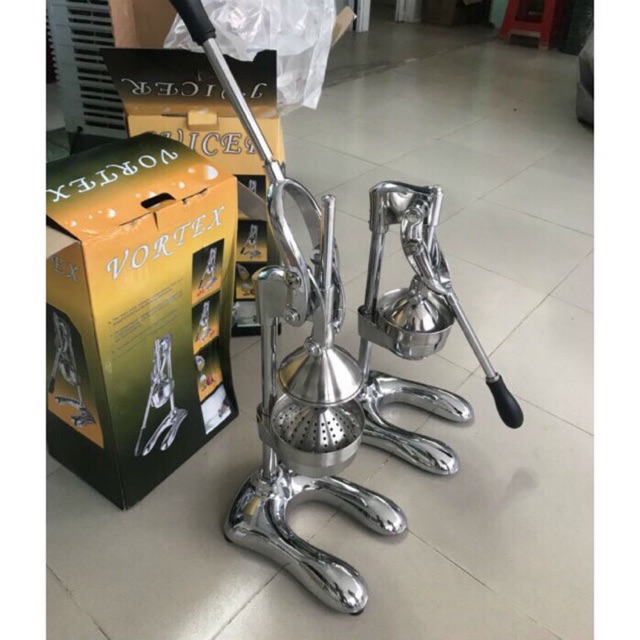 Máy ép cam inox chân lớn