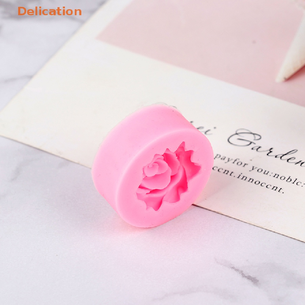 Khuôn Silicone Tạo Hình Hoa Hồng 3D Trang Trí Bánh