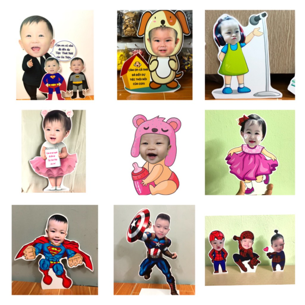 CHIBI TRANG TRÍ SINH NHẬT CHO BÉ