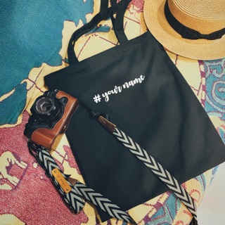 Túi Canvas tote in tên