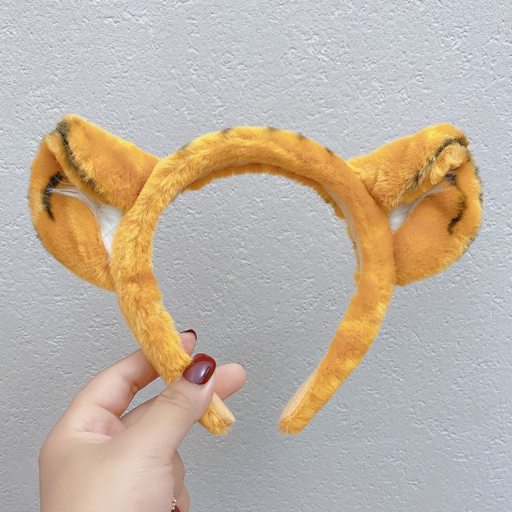 Băng Đô Rửa Mặt Hình Tai Hổ Hoạt Hình Nhiều Màu Phong Cách Hàn Quốc Cho Nữ