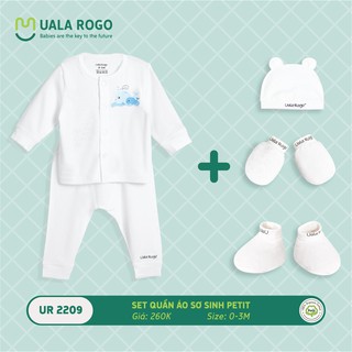 Set quần áo sơ sinh vải petit ur2209