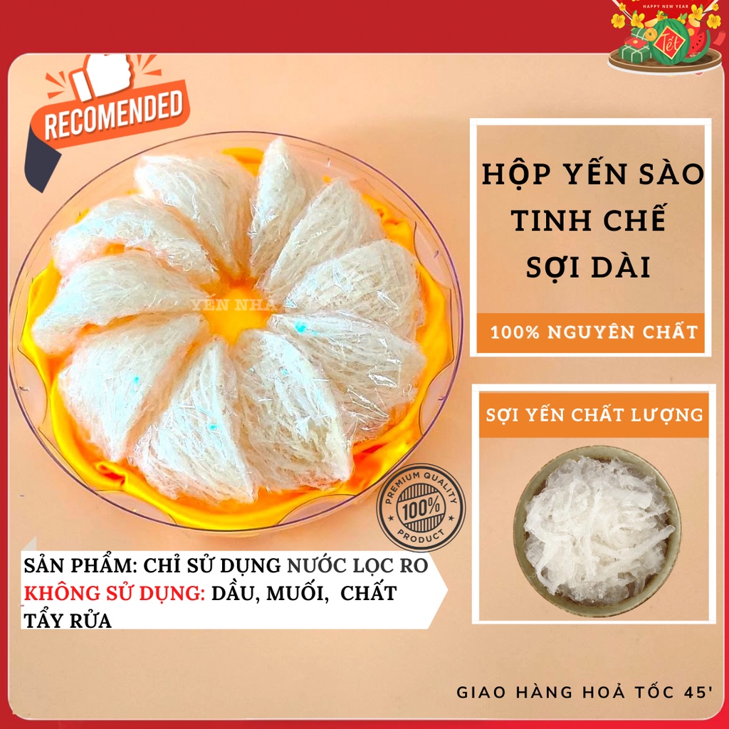 [GIÁ XƯỞNG] 100G tổ yến loại 1 cao cấp + tặng kèm nguyên liệu chưng yến - Yến Sào Yến Nhà