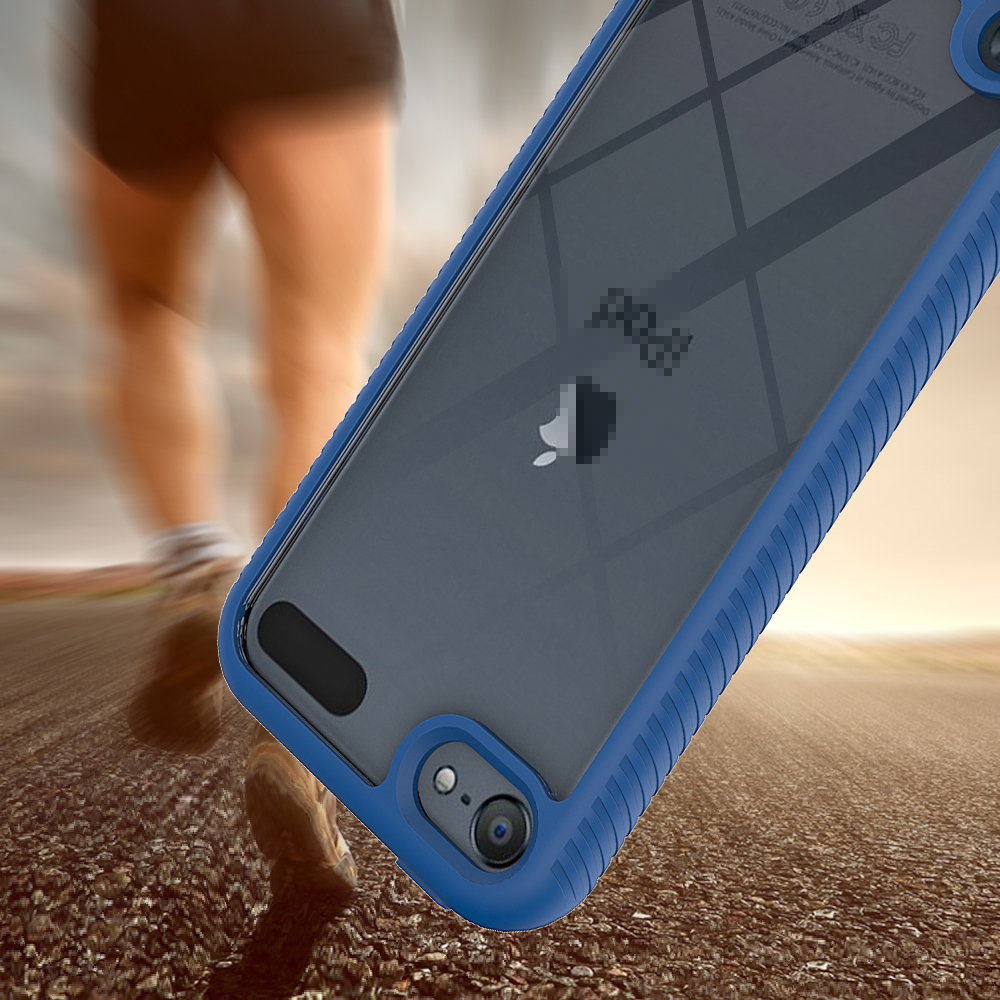 Ốp Điện Thoại Bảo Vệ Trong Suốt Có Thanh Cản Trước Cho Ipod Touch 5 6 7