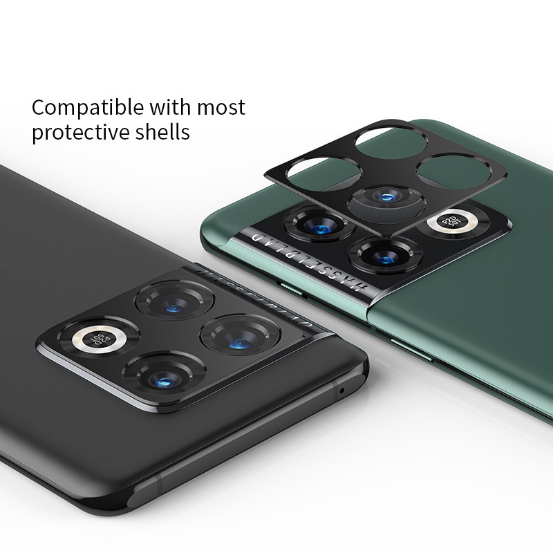 Ốp Điện Thoại Chống Trầy Xước Có Vòng Kim Loại Bảo Vệ Ống Kính Máy Ảnh Cho OnePlus 11R 10T 11 10 Ace 2 Pro