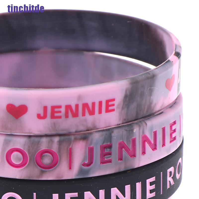 Vòng Tay Silicone In Hình Blackpink Lisa Jisoo Music