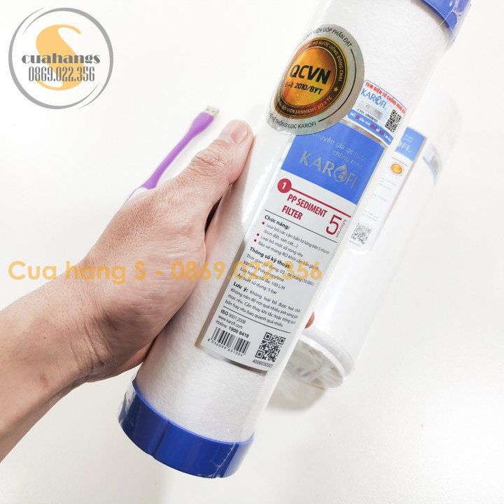 Lõi lọc nước RO Karofi 1 2 3 chính hãng