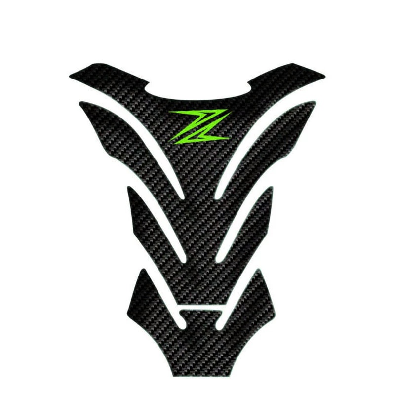 Miếng Dán Sợi Carbon Bảo Vệ Bình Nhiên Liệu Xe Mô Tô Kawasaki Z650 Z750 Z800 Z900 Z1000 Z900RS Z300
