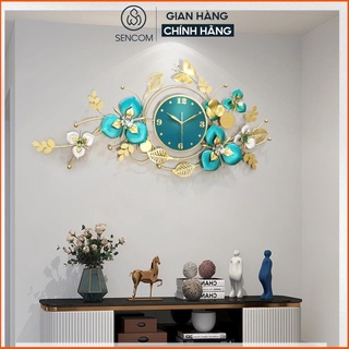 Đồng Hồ Treo Tường Nghệ Thuật SENCOM, Quà Tặng Tân Gia Đồng Hồ Decor Trang Trí mã 2913