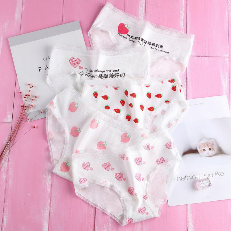 Quần lót nữ lưng thấp hoạ tiết hoạt hình dễ thương | BigBuy360 - bigbuy360.vn
