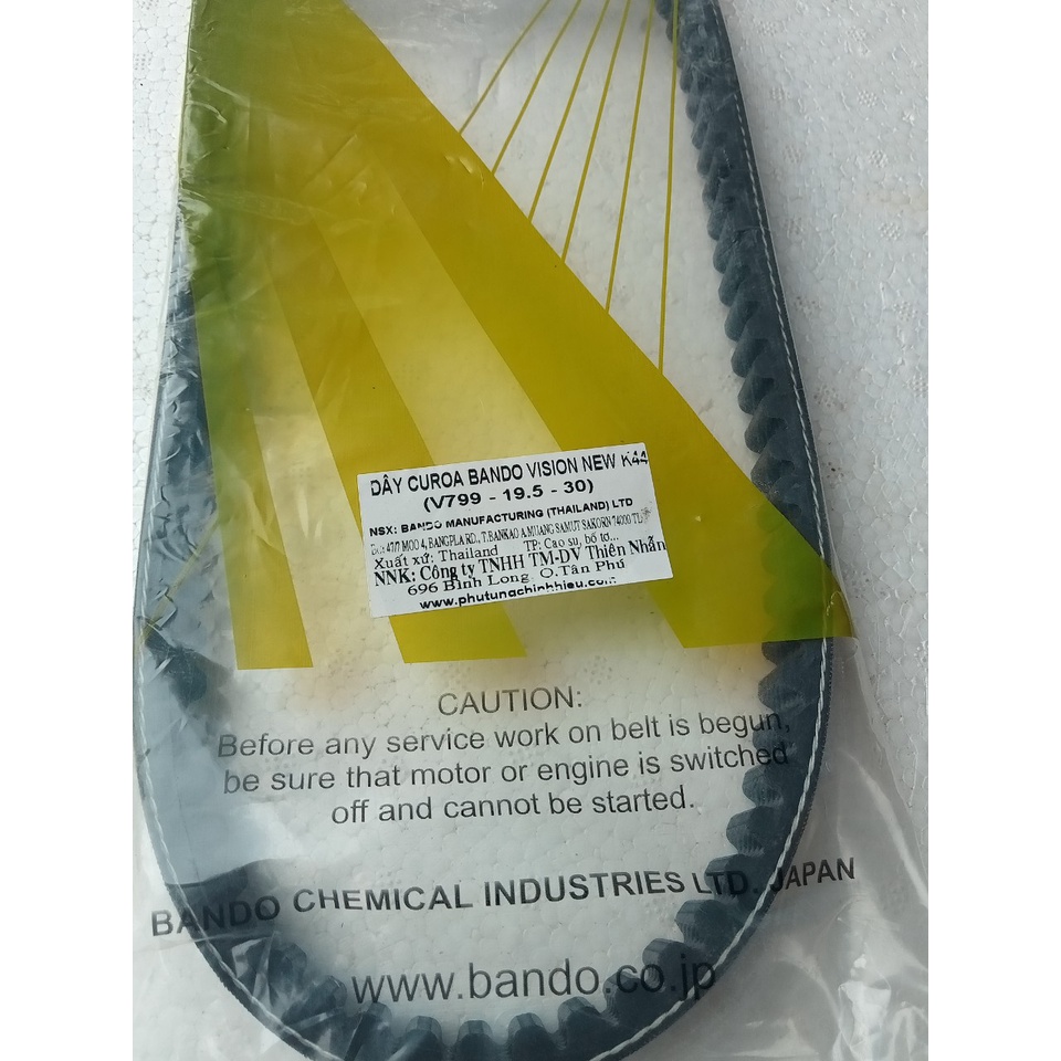 Dây Curoa Hãng Bando Các Dòng Xe Tay Ga Abl 110 SH Vision Vairo Lead...