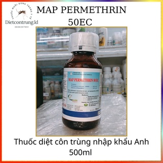 Thuốc diệt muỗi nhập khẩu anh quốc map permethrin 50ec - chai 500ml .