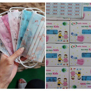 ( FREE SHIP ) THÙNG 600 KHẨU TRANG CHỐNG BỤI CAO CẤP KF94 CHO BÉ