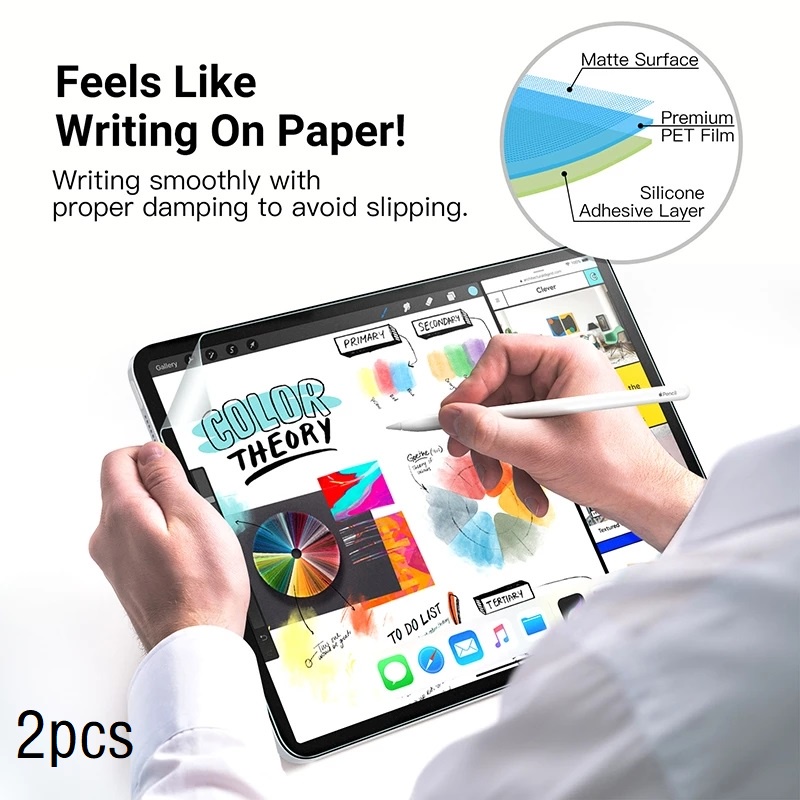 Kính Cường Lực Bảo Vệ Màn Hình Cho Samsung Tab S8 S7 FE Plus 12.4 A8 10.5 S6 S5E A7 Lite 10.1