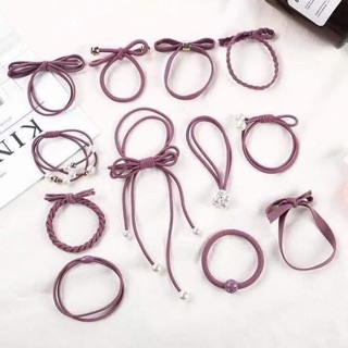 #Hộp chun cột tóc người lớn 12 món ( SHOPTRANGMON)