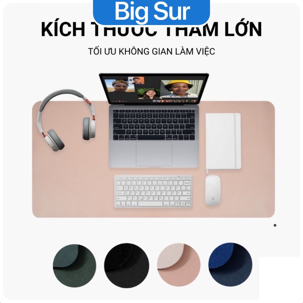 [Size Lớn 120x60]Miếng Lót Bàn Làm Việc DeskPad Da Size Lớn Kiêm Thảm Bàn Di Chuột Cỡ Lớn