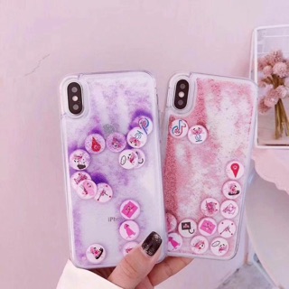 Ốp nhũ chảy icon báo hồng