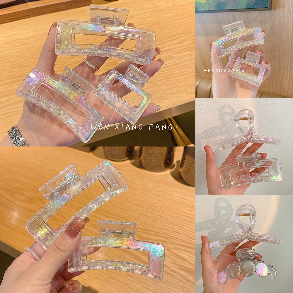 iF YOU Kẹp tóc   acrylic nhiều màu sắc thời trang dành cho nữ