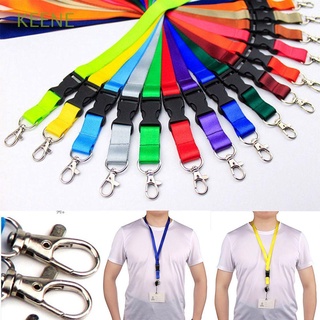 KEENE Pure Color Mobile Phone Lanyard Fashion Keys Gym Holder Neck Strap Cute ID Card Rope Personality USB Badge Lanyard Mobile Phone Straps/Multicolor