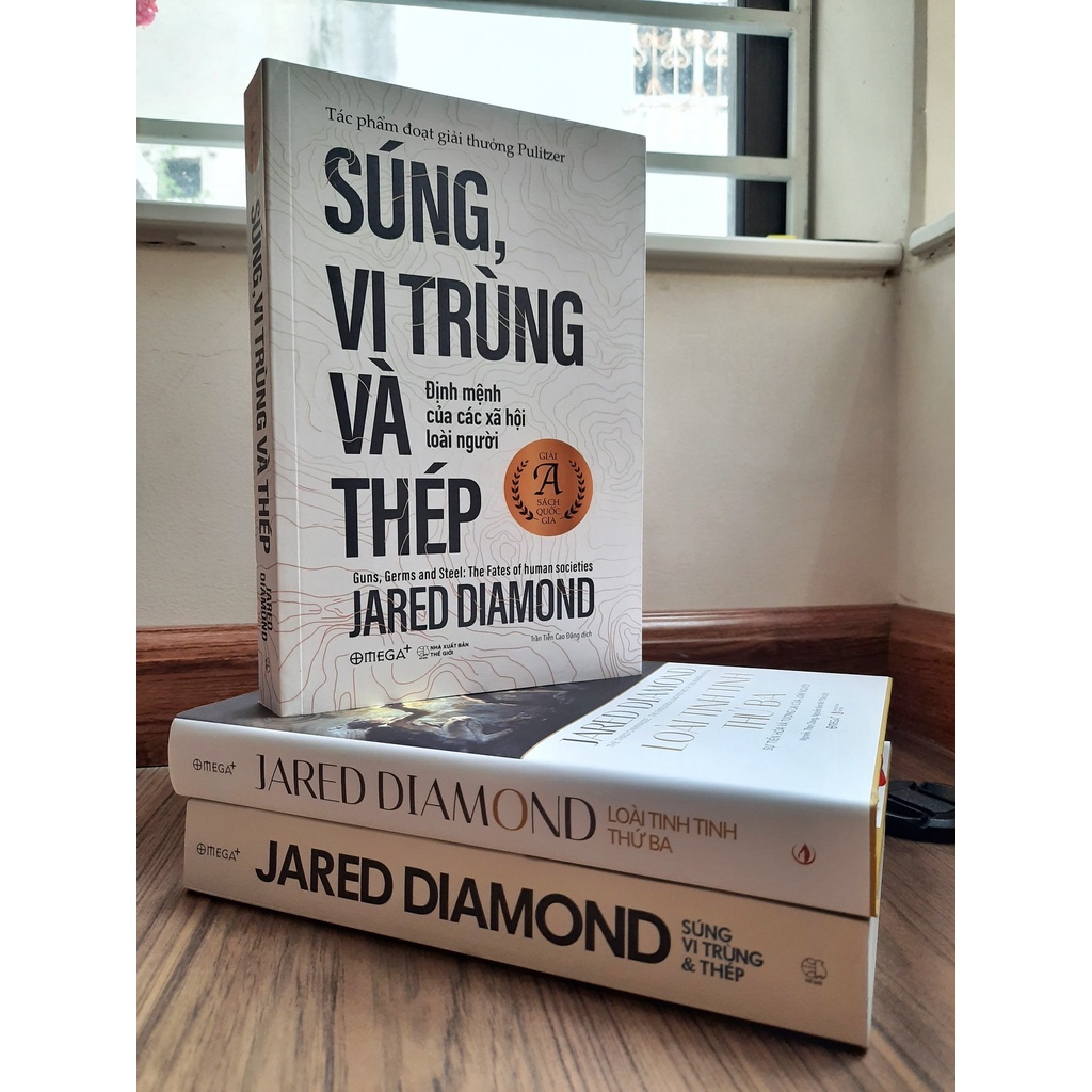 Sách - Combo 2 Cuốn: Súng Vi Trùng Và Thép + Lược Sử Loài Người (Tái Bản Mới Nhất)
