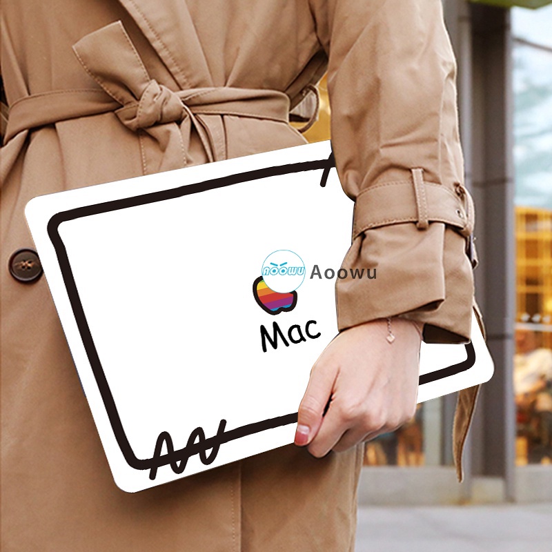 Ốp Điện Thoại Màu Đen Họa Tiết Graffiti Cho 2021 MacBook Pro 14 inch Pro 16 inch A2442 A2485 M1 Pro Max 2020 Air Pro 13 inch A2337 A2338