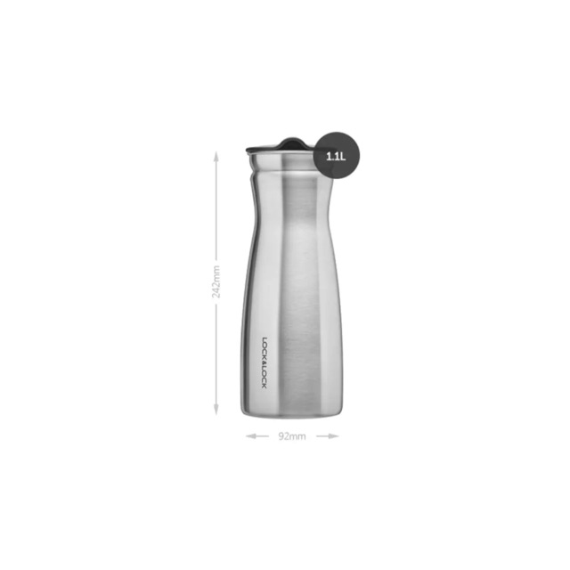 Bình nước bằng thép không gỉ Lock&lock 1,1L