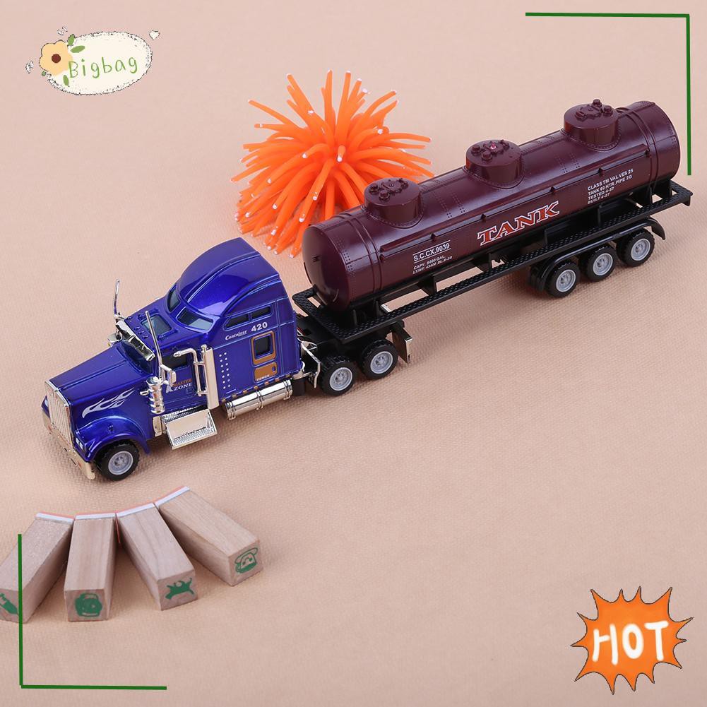 Đồ chơi mô hình xe container bằng hợp kim tỉ lệ 1: 65