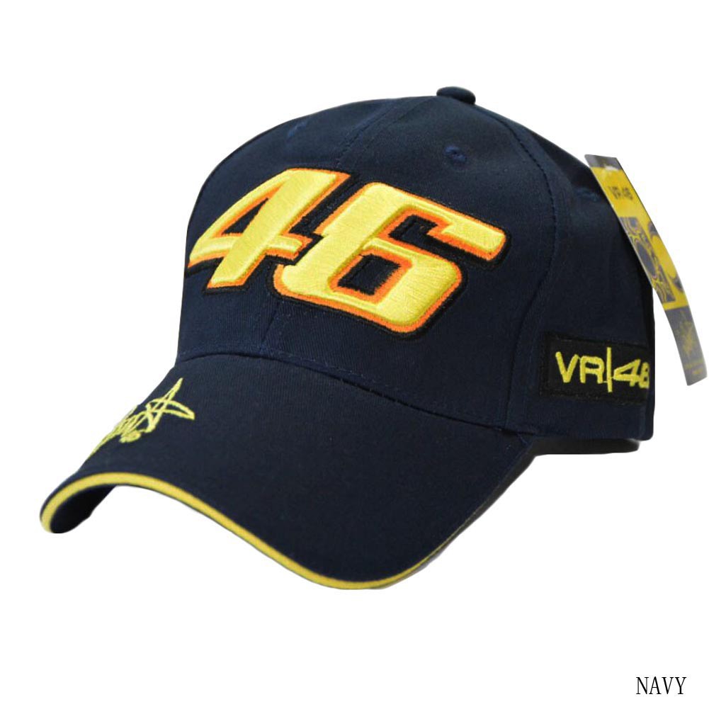 Mũ lưỡi trai in chữ Yamaha Valentino Rossi VR46