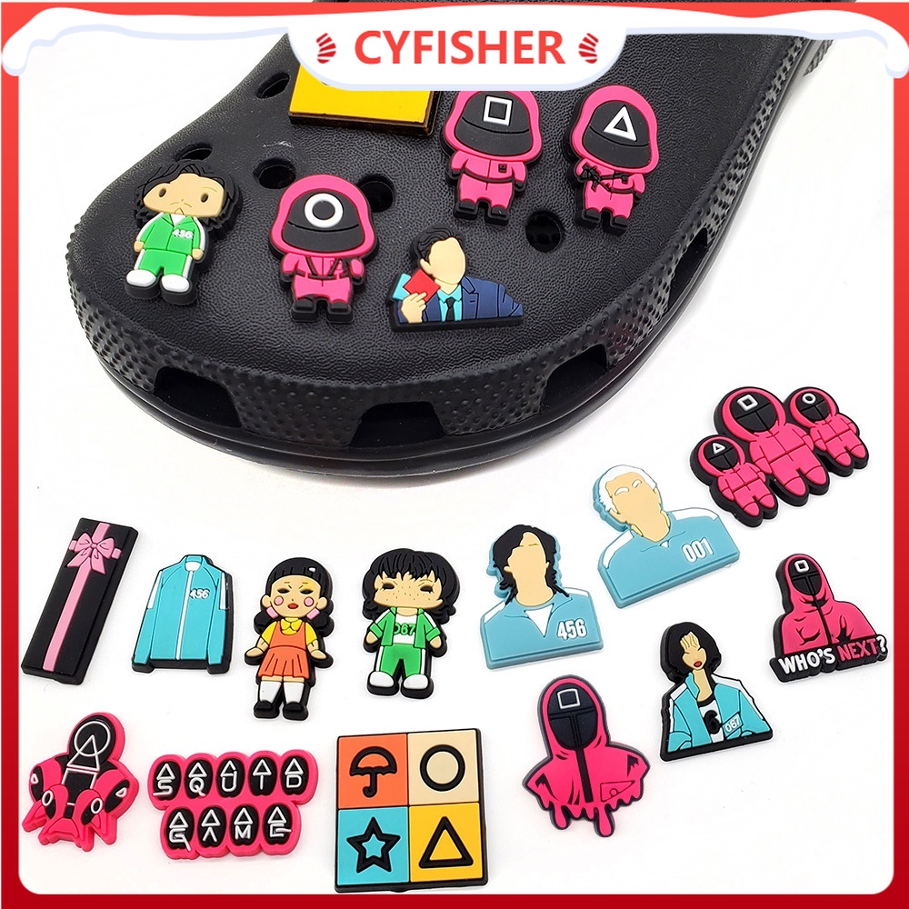 Mặt Trang Trí Giày Crocs/Giày Crocs/Giày Crocs Bằng PVC Hình Nhân Vật Game Hàn Quốc DIY