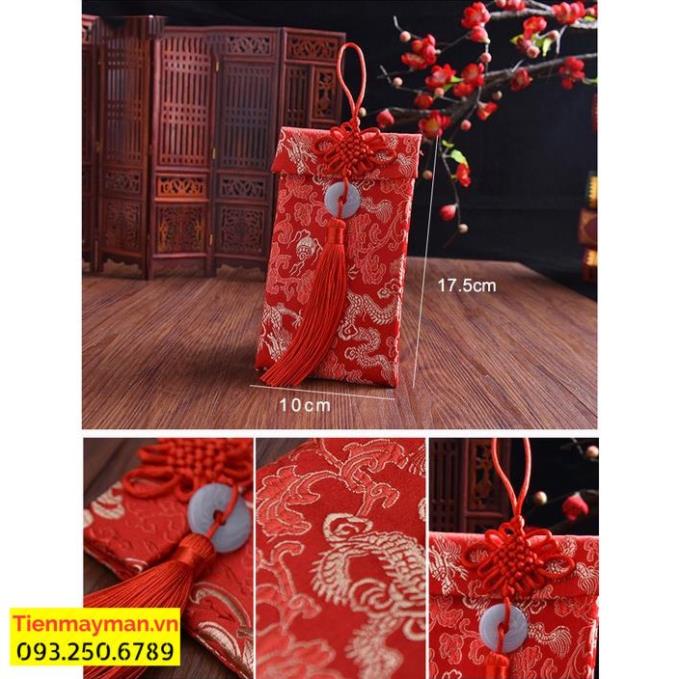 [TRỢ GIÁ TẾT] Bao Lì Xì Vải Gấm Cao Cấp Ngày Tết